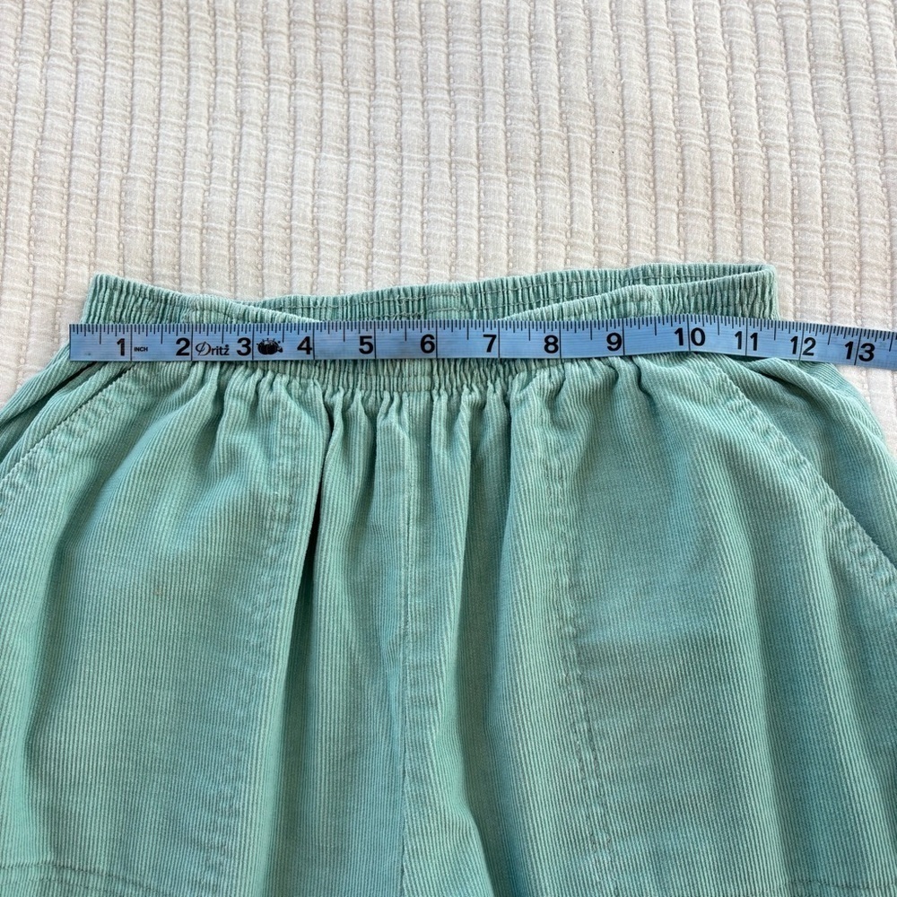 Alfred Dunner Vintage Seafoam Green Women's Corduroy Pants Made in USA Size 8 - Picture 9 of 10